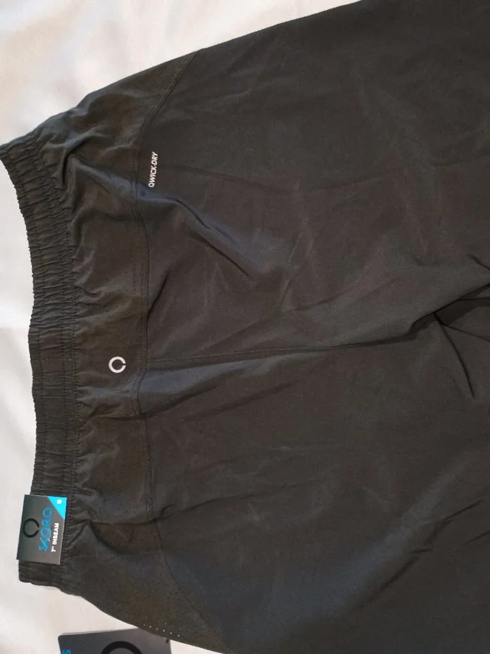 Men's Quick Dry Black Running Shorts With spandex liner